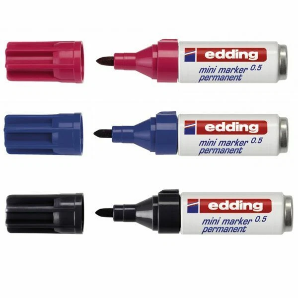 Edding 0.5 permanent Minimarker versch. Farben - Bild 1 von 1