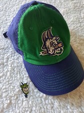 New Era Hartford Yard Goats Slouch Hat With Collectors Pin