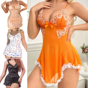 Hot Women's Sexy-Lingerie Babydoll Sleepwear Underwear Lace Dress Nightwear - Picture 1 of 168