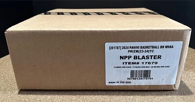 2024 PANINI PRIZM WNBA BASKETBALL FACTORY SEALED 20 BOX BLASTER CASE