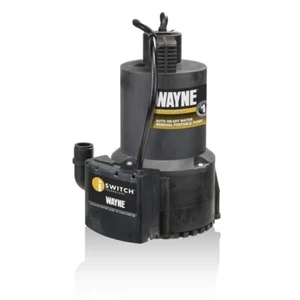 1/4 HP Thermoplastic Bottom Suction Submersible Automatic Switch Utility Pump - Picture 1 of 3