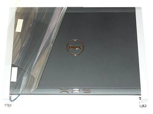 NEW GENUINE DELL XPS M1330 CCFL LID COVER MATT BLACK HR170 0HR170 - Picture 1 of 2