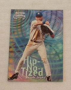 1999 Skybox Thunder Hip-No-Tized DEREK JETER Insert Baseball Card Foil Yankees - Picture 1 of 1