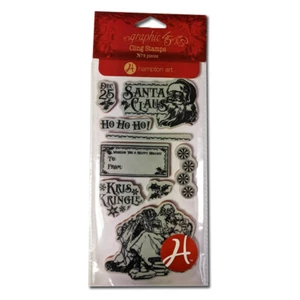 SELLOS GRÁFICOS 45® PEGAJOSOS (9 piezas) ST. NICHOLAS #3 - PVP £15.95 AHORA £10.00 P&P GRATIS - Imagen 1 de 2