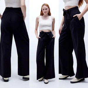 Minkpink x Revolve Elliot Hose schwarz weites Bein Gr. M neu 98 $ - Bild 1 von 12