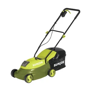 28-Volt Cordless Electric Walk-Behind Push Lawn Mower 14-inch Mulching Bagger - Picture 1 of 6