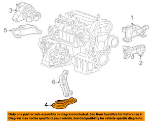 Chevrolet GM OEM Sonic Engine Motor Transmission-Lower Trans Mount 95493722