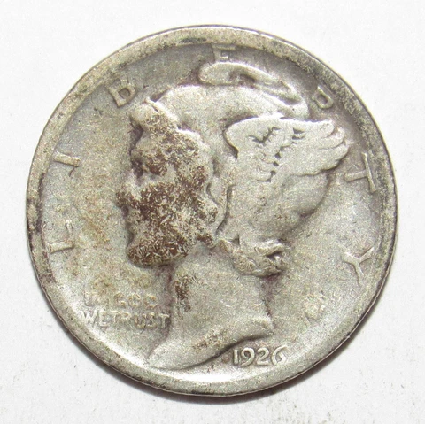 1926 S Mercury Dime (E23) Cover