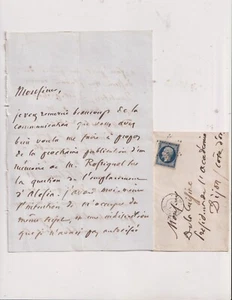 11. Juni 1858. Autogrammbrief signiert. Suche. Stellplatz. Alésia. Dep21. - Bild 1 von 2