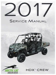 Manual de servicio de tripulación Arctic Cat Prowler HDX | 2017 | CD enviado por correo - Imagen 1 de 12