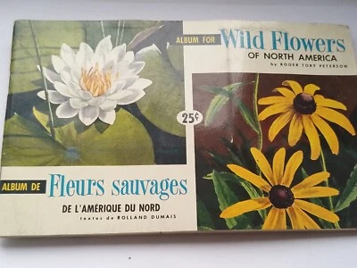 Vintage Tea cards book full set 48 Album 60s Wild flowers North America Canada  - Image 1 of 4
