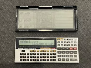 PROMO!! INCREIBLE CASIO FX-880P FX880P 32Kb CALCULATOR VINTAGE INGENIERIAS - Imagen 1 de 6