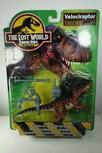 Jurassic Park The Lost World Velociraptor Site B 1996 Kenner MOC NUOVO! - Foto 1 di 9