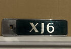 NEW GENUINE JAGUAR XJ6 BOOT BADGE FOR X300 GREEN & CHROME PLINTH 1994-1997