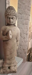 Buddha Figur Steinguss 46 cm  Hoch/ Betend   Massiver Steinguss/Dekofigur - Bild 1 von 1