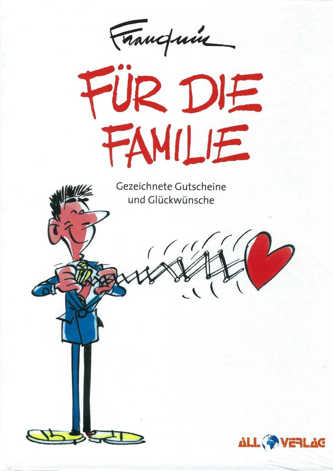 ANDRE FRANQUIN - FÜR DIE FAMILIE Sketchbook ALL VERLAG Hardcover GASTON / SPIROU