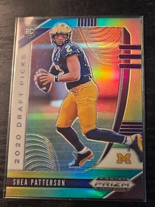 2020 Prizm Draft Picks Rookies Green & Yellow /249 Shea Patterson RC Michigan - Picture 1 of 2