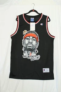 Allen Iverson - 76 Sixers - basketball jersey - LARGE - Patch Embroidered πβ
β
- Foto 1 di 2