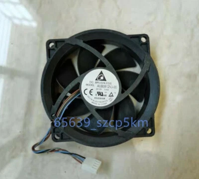 DELTA  AUB0812VJ-00 DC12V 0.50A 80X80X25MM 4Pin PWM Cooling Fan  - Image 1 of 2