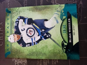 2020-21 UD Artifacts Aqua #144 Blake Wheeler /45