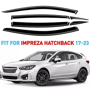 Rain Guards Vent Visors Shade for 2017-2023 Subaru Impreza Hatchback - Picture 1 of 8