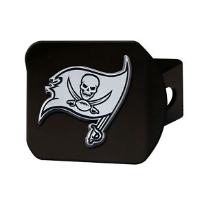 Fanmats NFL Tampa Bay Buccaneers 3D Chrome on Black Hitch Cover Del. 2-4 Days
