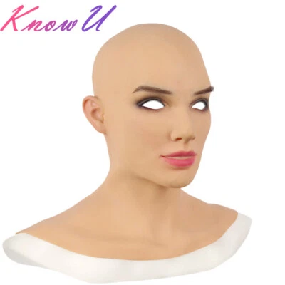 KnowU Silicone Mask Realistic Cosplay Female MasqueradeFor Men Crossdresser - Image 1 of 4