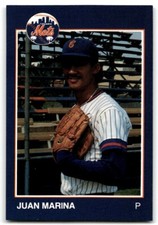 1988 Grand Slam Baseball Card Juan Marina Columbia Mets #7