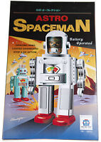 Details about  / CLASSIC BATTERY POWERED RETRO TIN TOY SMOKING ROBOT SPACEMAN WALKS /& LIGHTS UP