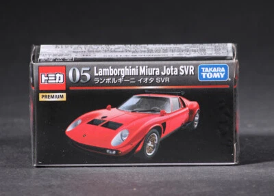 Takara Tomy Tomica 05 PREMIUM Lamborghini Miura Jota SVR Mini Diecast Car - Image 1 of 4