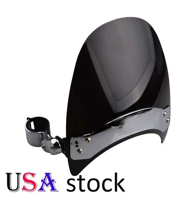 US Black Windscreen Windshield For Triumph Adventurer Legend TT  Speedmaster - Image 1 of 4