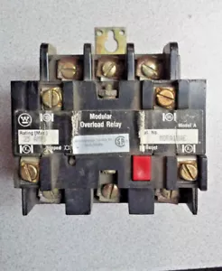 WESTINGHOUSE M0RA1MAE 25 AMPS 600VAC MODULAR OVERLOAD RELAY - Picture 1 of 4