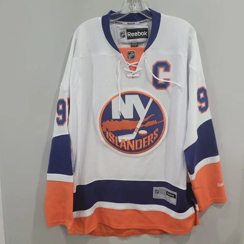 2013 Reebok Premier NHL New York Islanders John Tavares 91 Jersey Mens L Sewn Cover