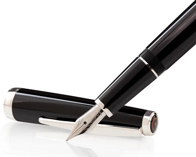 Cleo Skribent Classic Palladium Patronen-Füllhalter, schwarz, M-Feder - Bild 1 von 4