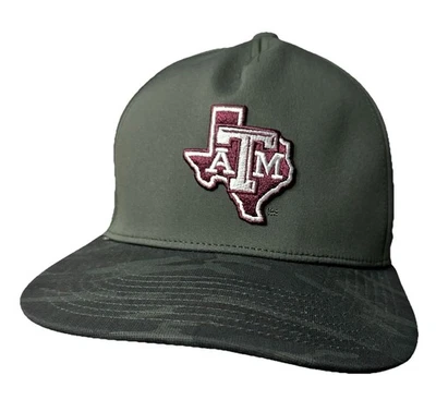 Texas A&M Adidas Aggies Bandera Americana Camuflaje Militar Ajustable Gorra Sombrero Fútbol Foto 1 de 4
