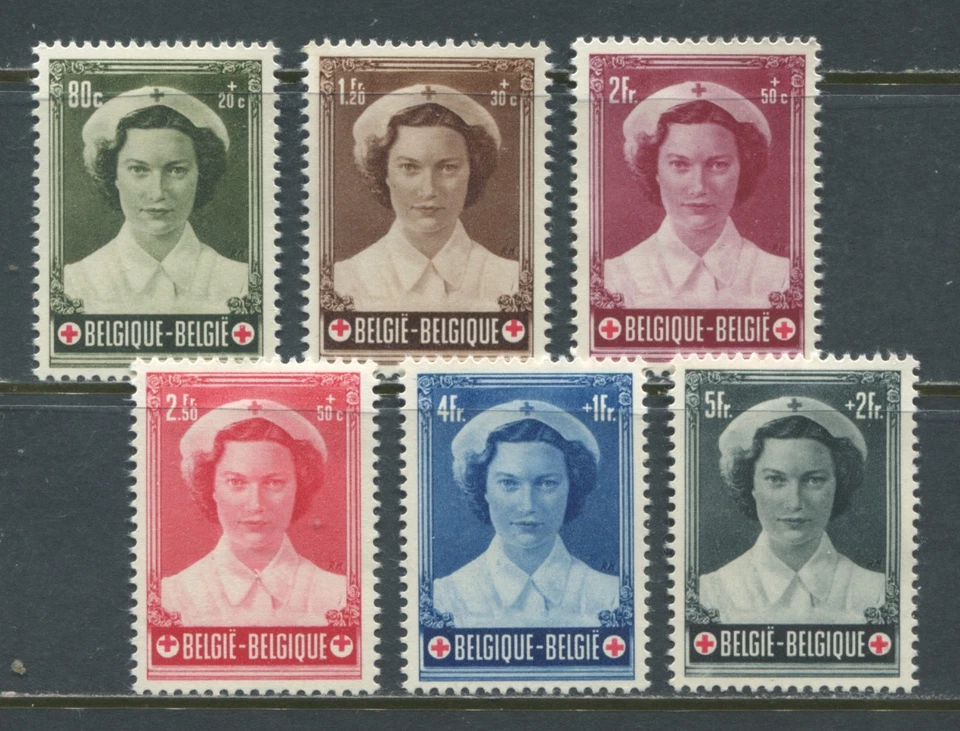 Belgium 1953 Semi-Postal set mint o.g. hinged - Image 1 of 1