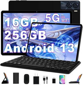 2025 2K Tablet 11 Inch Android 13 | Octa-Cores | 16GB RAM+256GB ROM | 2K Disp... - Picture 1 of 8