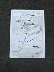 2023 Topps Chrome Update Max Castillo Autograph 1/1 Printing Plate #RA-MC - Picture 1 of 2