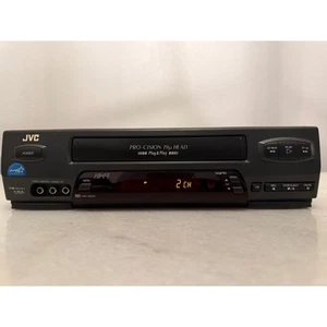 JVC Pro-Cision HR-A51U schwarz 4-Kopf Stereo Plug & Play Video Cassette Recorder - Bild 1 von 5