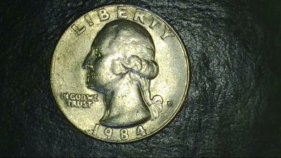 Washington Quarter 1984 - letras grasas DDO ¿Error? Moneda [A001] Foto 1 de 2