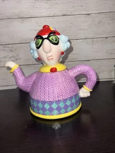 Hallmark Maxine Teapot Ceramic Multi-Color I'm a Little Teapot Short Tempered - Picture 1 of 8