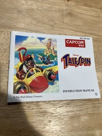 Aut&eacute;ntico manual de instrucciones Nintendo NES solo Disney's Talespin