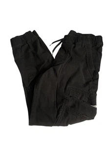 Teen Boys Black Wrangler Cotton Spandex Slacks Pants 14 Slim - Picture 1 of 16