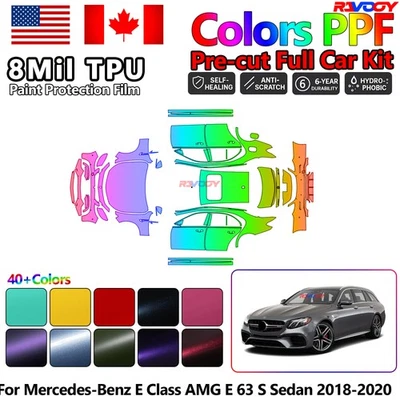 PPF Paint Protection Film For Mercedes-Benz E Class AMG E 63 S Sedan 2018-2020 - Image 1 of 4