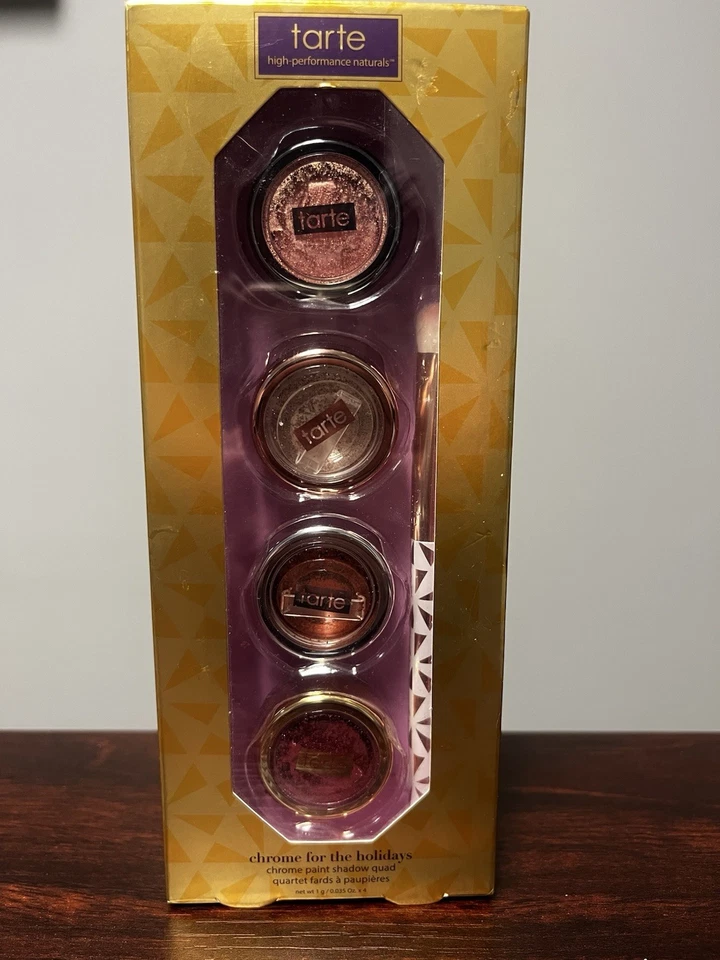 Tarte - Chrome For The Holidays Eye Paint Shadow Quad 4-Piece Set Net Wt 1 g x 4 - Image 1 of 2