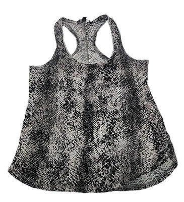 Women's- Rock & Republic- Racerback Tank- Animal Print -Gray/Black- Size: M - Image 1 of 4
