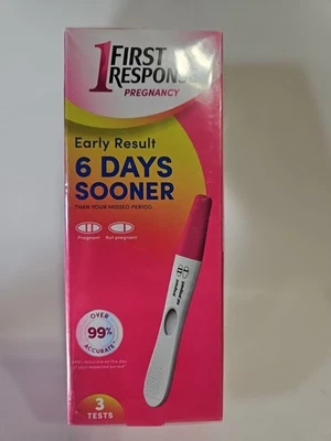 Prueba de Embarazo Primera Respuesta Resultado Temprano 3 Pruebas EXP 12/2026 Nueva Precintada Foto 1 de 4