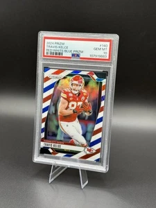2024 PANINI PRIZM TRAVIS KELCE RED/ WHITE/ BLUE PRIZM PSA 10 GEM MT ๐ฅ - Picture 1 of 2