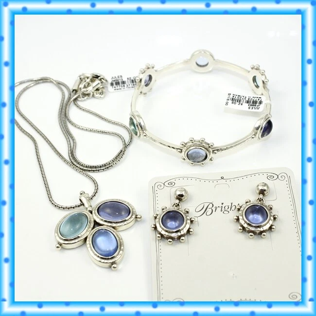 Brighton Jules Colgante Collar Pendientes Brazalete Pulsera Conjunto Nuevo con Etiquetas Bolsa $248 Nuevo con Etiquetas Foto 1 de 4
