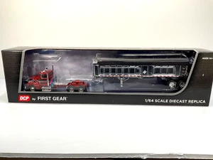 Ford LTL-9000 Day Cab w Chrome East Mfg. Dump Trailer DCP First Gear #60-1799 - Picture 1 of 6